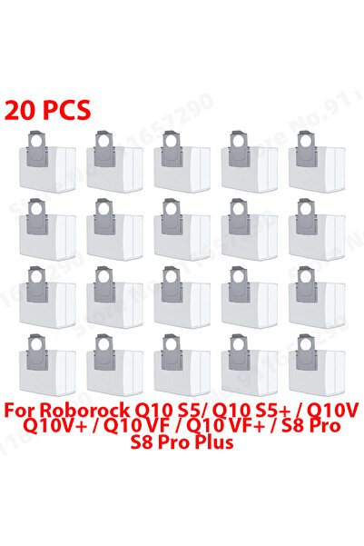 Choice12 roborock 20 PCS For Roborock Q10 S5 / Q10 S5+ / Q10V / Q10V+ / Q10 V...