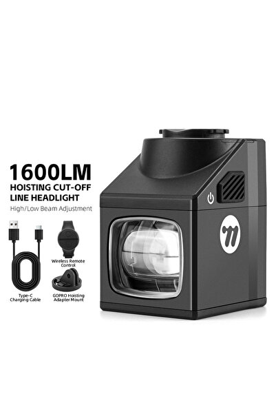 Choice Black WEST BIKING 1600LM Bicycle Headlight Wireless Remote Control Ant...
