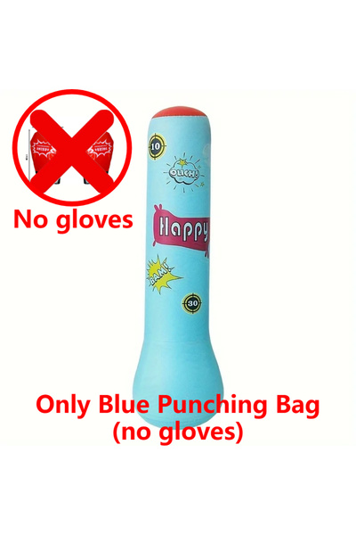Choice1 Blue Punching Bag Inflatable Bopper Kids Punching Bag with Bounce-Bac...