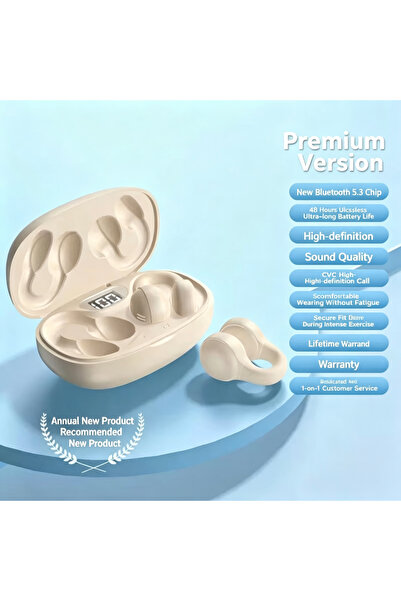 Choice Khaki X58 Wireless Earphones Noise Reduction Bluetooth LED Display In-...