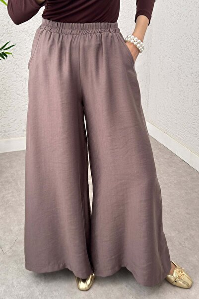 Salih Çelebi Pipe Leg Trousers 0012 - Brown