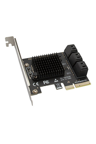 Choice1 بطاقة VODOOL SATA PCIe، محول SATA PCIe بـ 6 منافذ، بطاقة توسعة SATA 3...