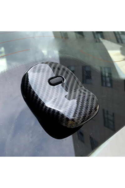 Choice1 carbon fiber color For Mercedes Smart 453 Fortwo Car Trunk Door Handl...
