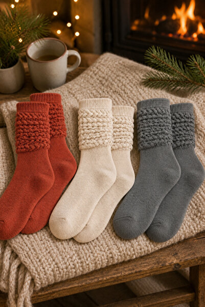 Dore Original Women's 3 Pairs Pilates Yoga Fitness Aerobics Boot Socks Cotton...