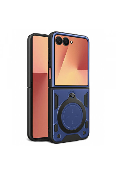 Samsung Husa pentru Galaxy Z Flip7 F766, Techsuit, CamGuard Pro, Albastra