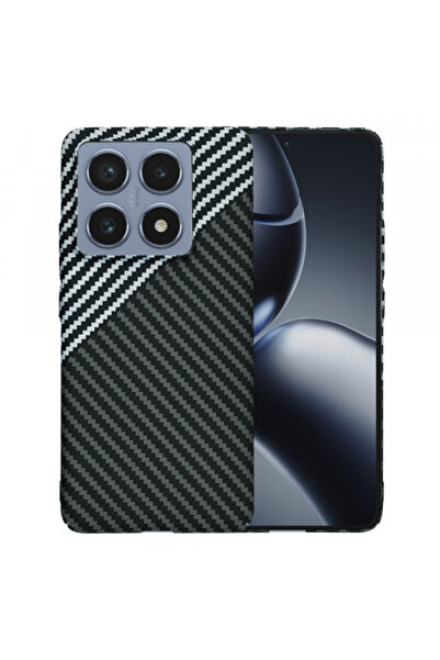 Xiaomi Husa pentru 14T Pro, Techsuit, Carbonite FiberShell, Neagra Gri