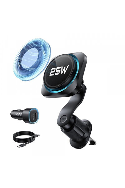 ESR Incarcator Auto Wireless ESR, 25W, Negru