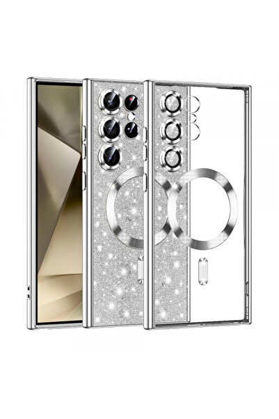 Samsung Husa MagSafe pentru Galaxy S24 Ultra S928, Techsuit, Luxury Glitter, ...