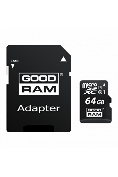 Goodram Card Memorie microSDXC GoodRam, 64Gb, Clasa 10 / UHS-1 U1, Cu Adaptor...