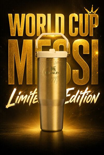 Stanley The Iceflow Flip Straw 2.0 Tumbler 0.89l 30oz Messi WORLD CUP Limited...