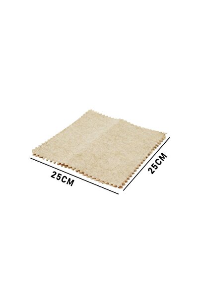 Go İthalat 3 Pcs 25X25Cm Green Fiber Pumpkin Cotton Cloth Production Pure Nat...