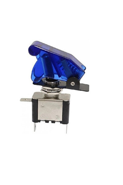 RCHANG Διακόπτης Αεροπορικού Τύπου On/Off 2 Pins 12V 20Α με Μπλε LED W11054-G