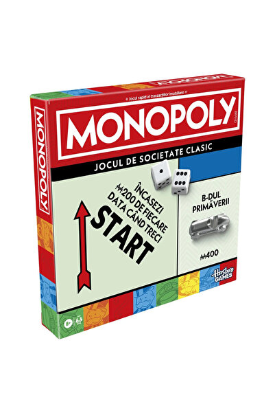 Monopoly Classic board game, in Romanian