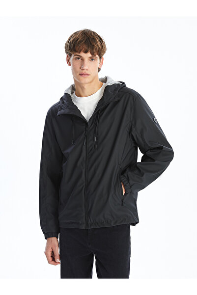 LC Waikiki Vizyon New Season Standard Fit Hooded Men's Slim Coat