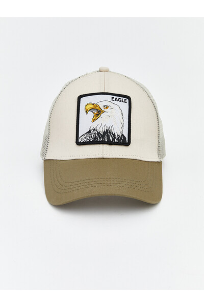 LC Waikiki Trendlucky Men's Cap with Eagle Embroidery with a Difference