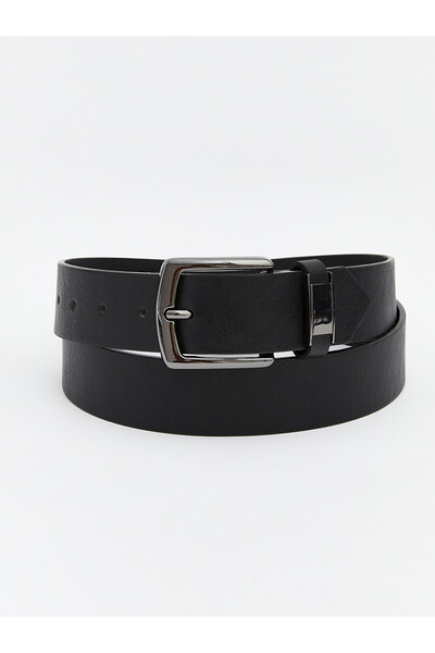 LC Waikiki Trendlucky Leather Look Men's Belt with a Difference