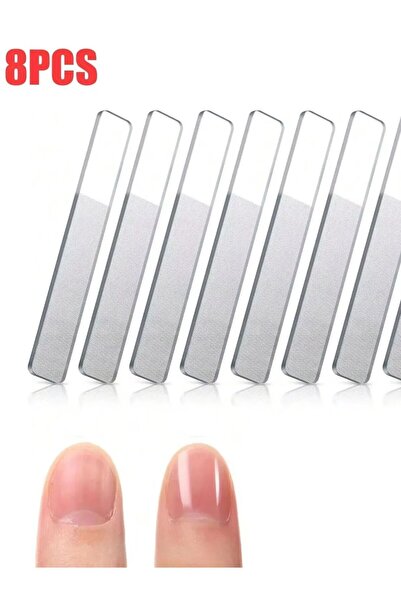 Choice مجموعة أدوات العناية بالأظافر، تتضمن 8 قطع من مبرد أظافر زجاجي نانوي ش...