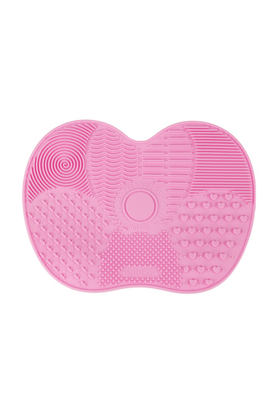Choice5 1PC-Pink 1Pc Silicone -Shaped Makeup Brush Cleaner Pad With Suction C...
