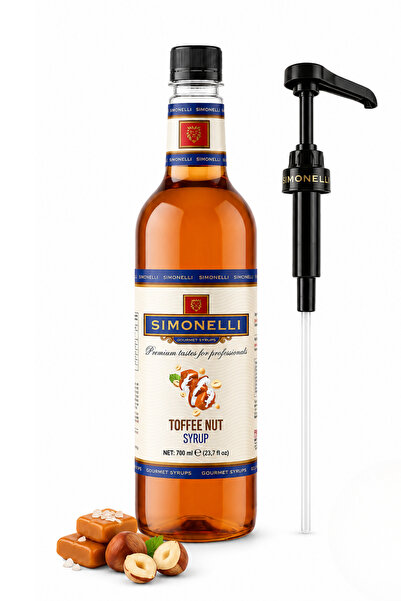Simonelli Toffee Karamel Aromalı Kahve Şurubu 700 ml - İçecek ve Kokteyl Şuru...