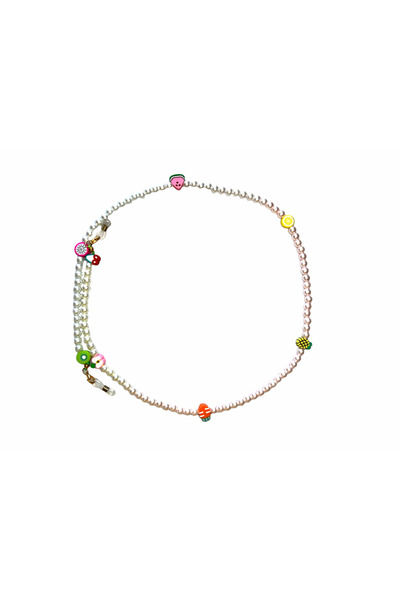 JULIANO Pearl Ball Fruit Glasses Chain - Necklace - Bracelet