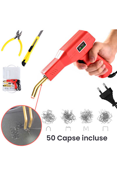 GlowforHome Trusa profesională din plastic GlowforHome, pistol de lipit 50W, ...
