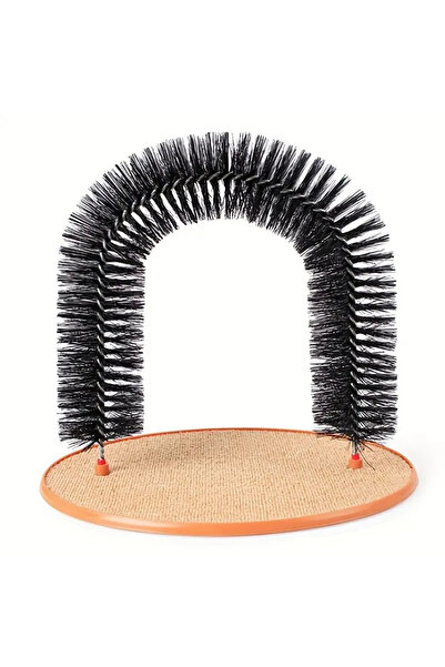 Choice black Cat Toy Arch Self Groome Pamper Feline with A Massage Grooming R...