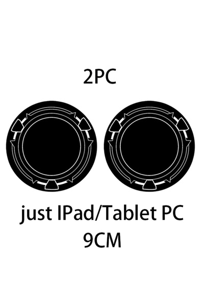 Choice1 2pcs 9cm-Large 6cm Sheet for iPhone Android 9cm Metal Patch for iPad ...