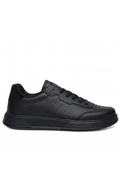 Nesil Shoes حذاء رياضي رجالي كاجوال أسود داركستيب 158