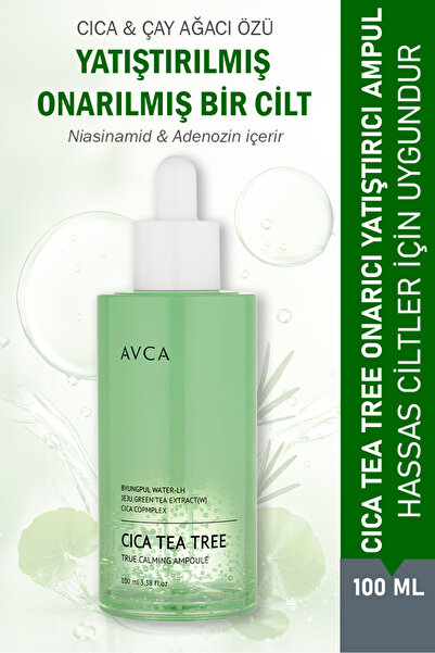 AVCA Cica ve Yeşil Çay Özlü Yatıştırıcı Ampul - True Calming Cica Tea Tree Re...