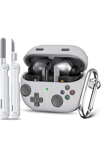 Choice7 For Galaxy Buds 3 FE Gray with Pen New for Buds 3 FE/3 Pro/3 Case Sil...