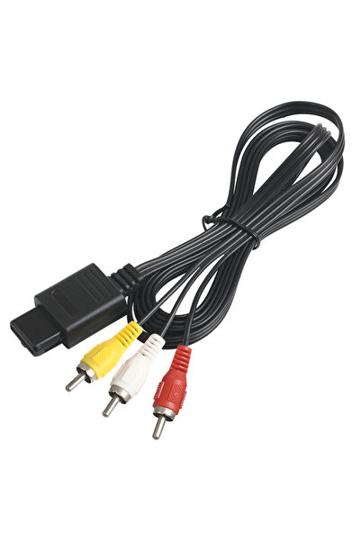 Choice 10pcs AV Cable Composite Video Cord for Nintendo 64/N64/GameCube/Super...