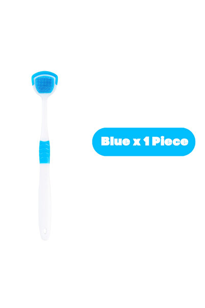 choice2 Blue 1piece Vaclav 1Pc/4Pcs/8Pcs Silicone Tongue Scraper For Oral Hyg...