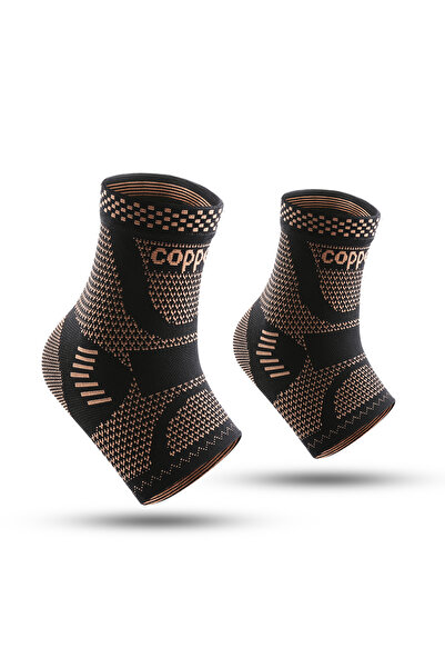 Choice XL 2piece Copper Ankle Brace,Infused Ankle Support Compression Sleeve ...