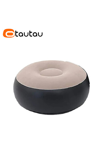 Choice coffee stool-no pump OTAUTAU Inflatable Lounger with Footstool Ottoman...