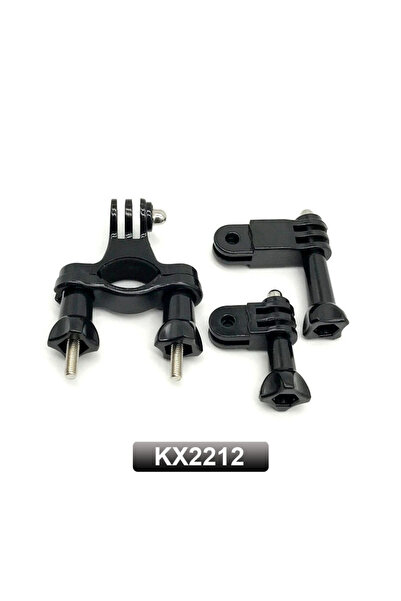 Choice حامل دراجة KX2212 لـ Gopro Hero 13 12 11 10 9 8 7 6 5، مشبك تثبيت على ...