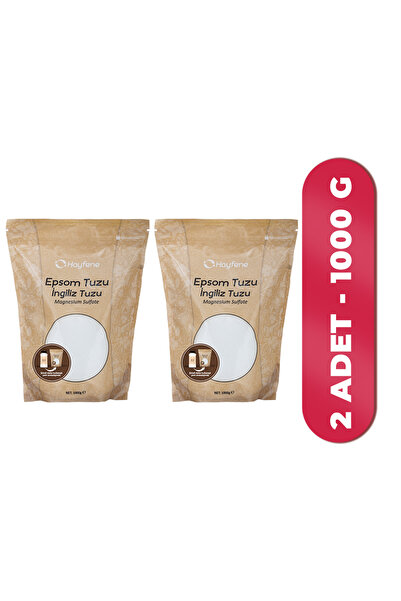 Hayfene İngiliz Tuzu ( Epsom Tuzu ) 1000 gr x 2'li Set