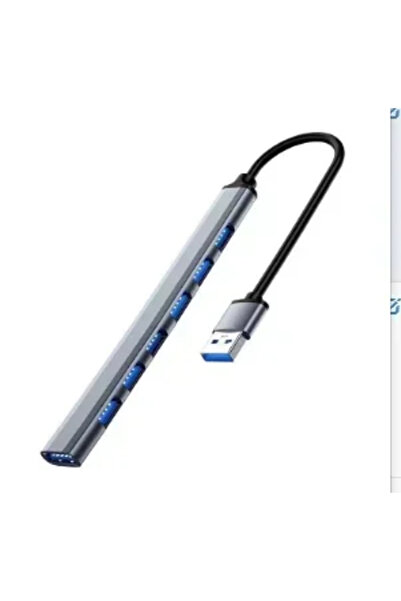 Choice موزع USB 3.0 بـ 7 منافذ، محول OTG 7 في 1، محطة إرساء متعددة المنافذ، ن...