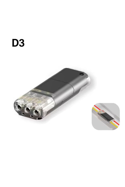 Choice6 50 قطعة من موصلات الأسلاك D3 ذات 10/30/50/100 قطعة، D1/D2/D3 ذات 1/2/...