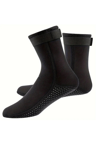 Choice3 XXL Black 3mm Neoprene Socks Wetsuit Shoes Non Slip Surf Swim Fins So...