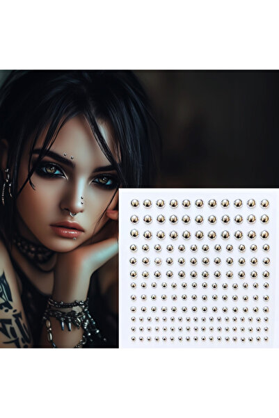 Choice4 Style E-165pcs 180pcs Non Piercing Fake Nose Lip Sticker Disposable B...