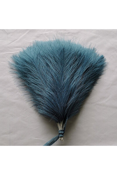Choice8 10pcs blue 10-100Pcs Artificial Pampas Grass Fluffy Reed Bouquet Boho...