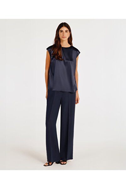 Yargıcı Boat Neck Sleeveless Blouse
