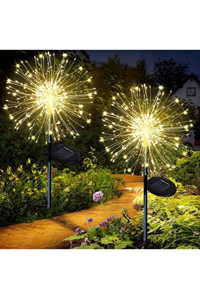 Choice21 قطعتان من أضواء شمسية دافئة بـ200 مصباح LED للحدائق الخارجية، إضاءة ...