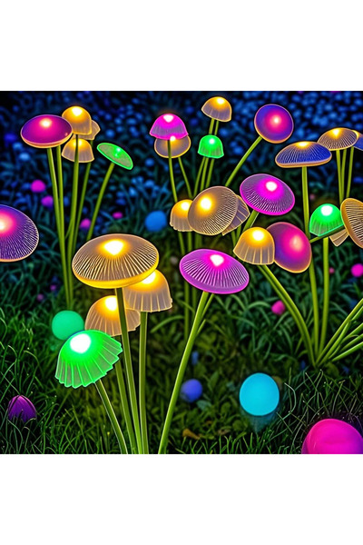Choice3 مصابيح حديقة تعمل بالطاقة الشمسية RGB، قطعتان، مصابيح LED ثنائية الوض...