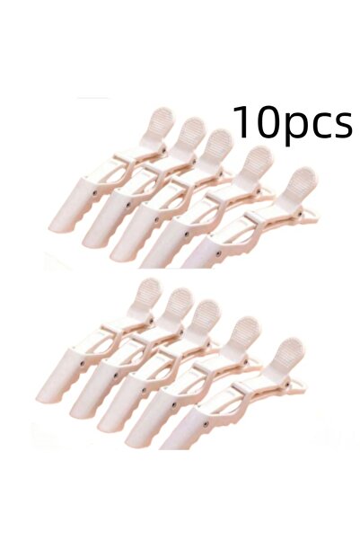 Choice 10pcs White 5-30pcs Alligator Hair Clip Plastic Nonslip Hairpin Black ...