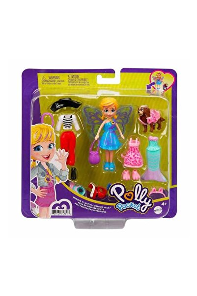 Polly Pocket ve Hayvan Dostu Kostüm Giyiyor Oyun Seti GDM15