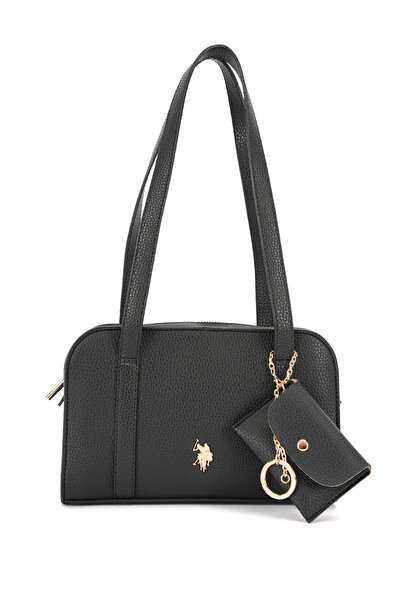 U.S. Polo Assn. Black Women's Shoulder Bag Us26546