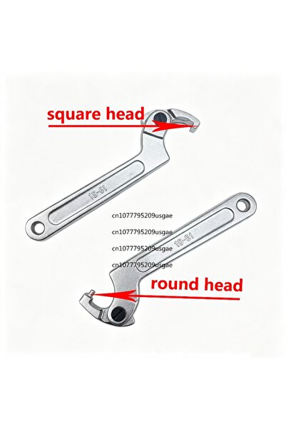 Choice Flat Head 1pcs 19-51mm Hook Spanner Adjustable Universal Wrench Set Ro...