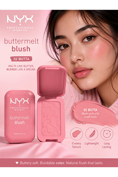 NYX Professional Makeup Nyx Buttermelt Powder Blush - Butta Together 02