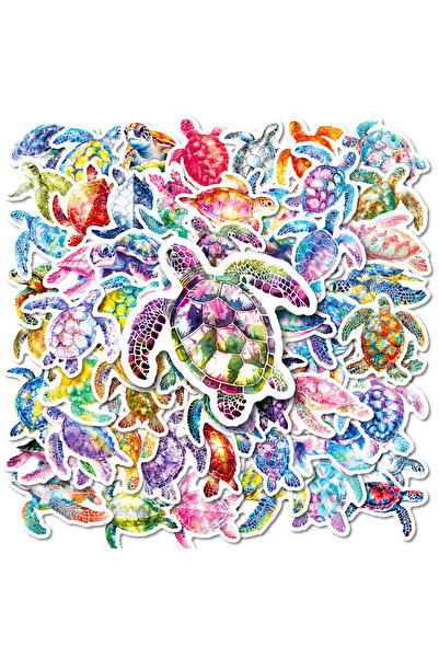 Choice 56Pcs 56Pcs Cute Sea Turtle Stickers Turtle Decals For Phone Laptop Sc...